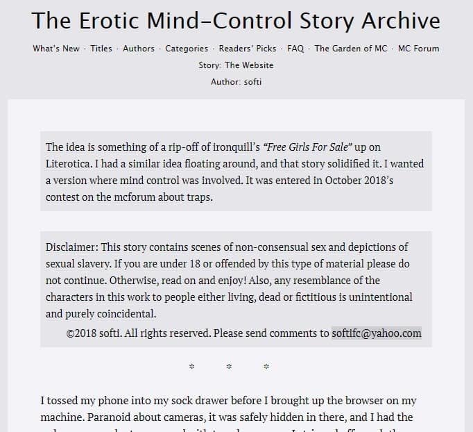 Any good website with erotic porn storyline forum