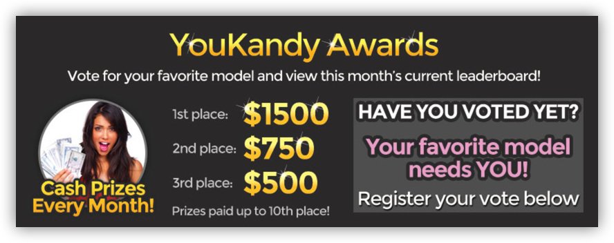 youkandy model of the month