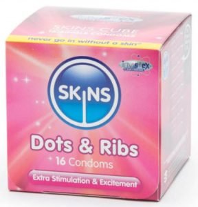 Skins dotted condoms